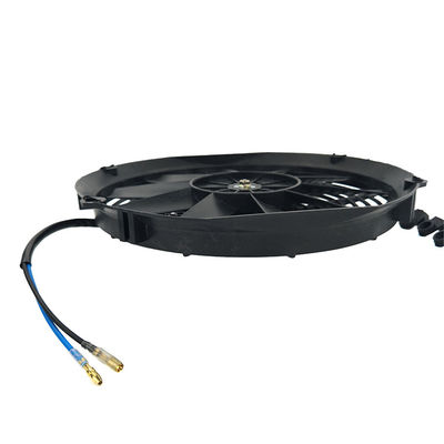 Ventilateur de refroidissement à lame droite de 12 pouces universel pour le radiateur des véhicules Mazda en plastique noir