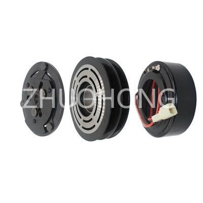 2PK 130MM 12V Compresseur automatique à courant alternatif Kit d'embrayage à poulie Pour SANTANA 2000 1995-2004 1.8