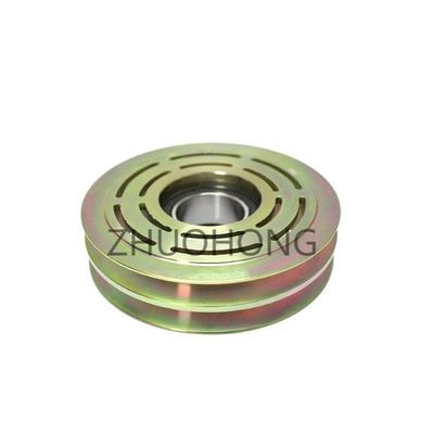 Compresseur automatique à courant alternatif Kit d'embrayage à poulie 2PK 130MM 12V Pour VW SVW SANTANA 3000 1.8 2004-2007